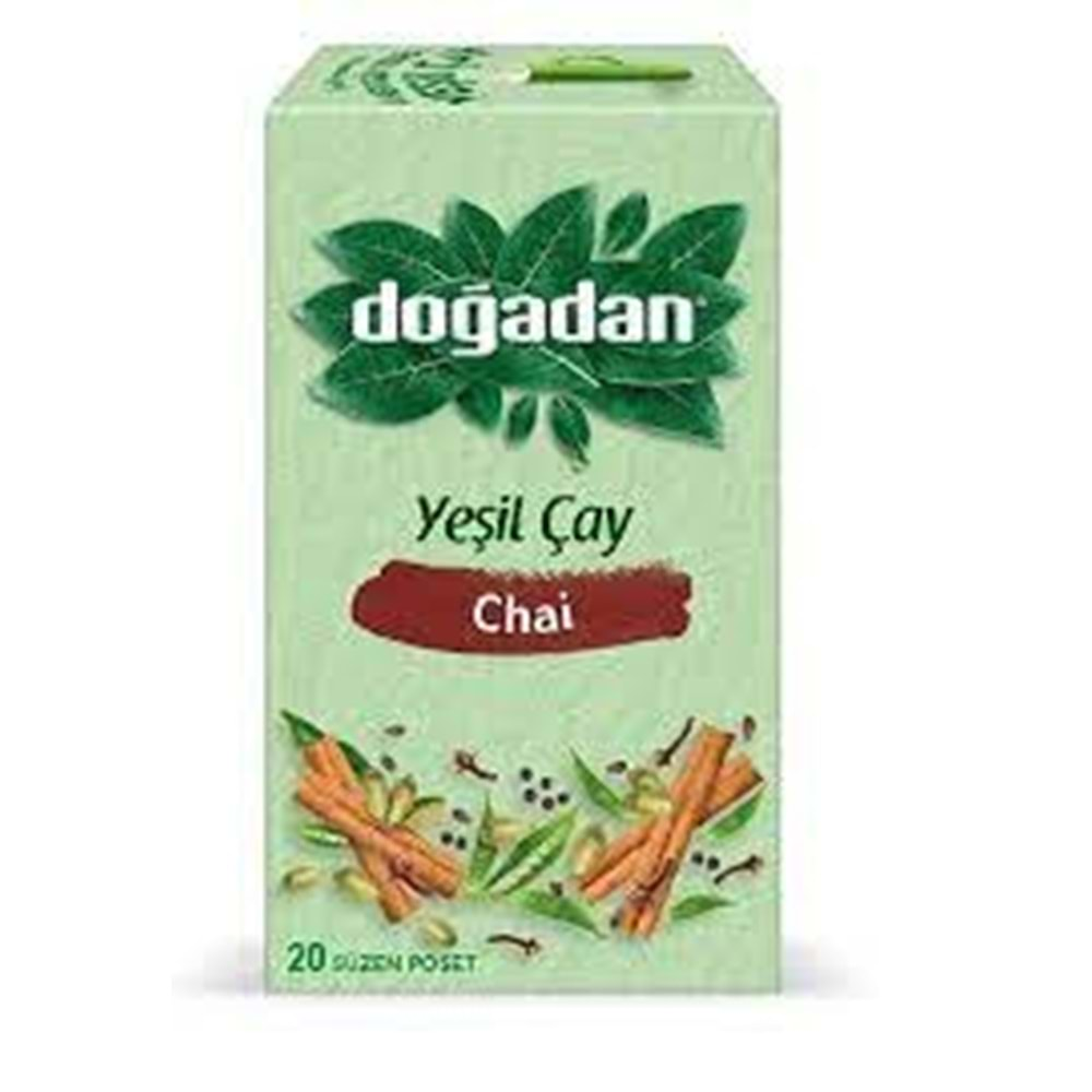 DOĞADAN YEŞİL ÇAY 20 Lİ CHAİ