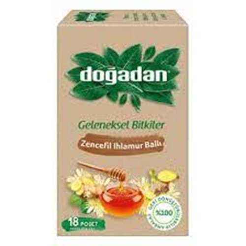 DOĞADAN BİTKİ ÇAYI 18 Lİ ZENCEFİL IHLAMUR BALLI