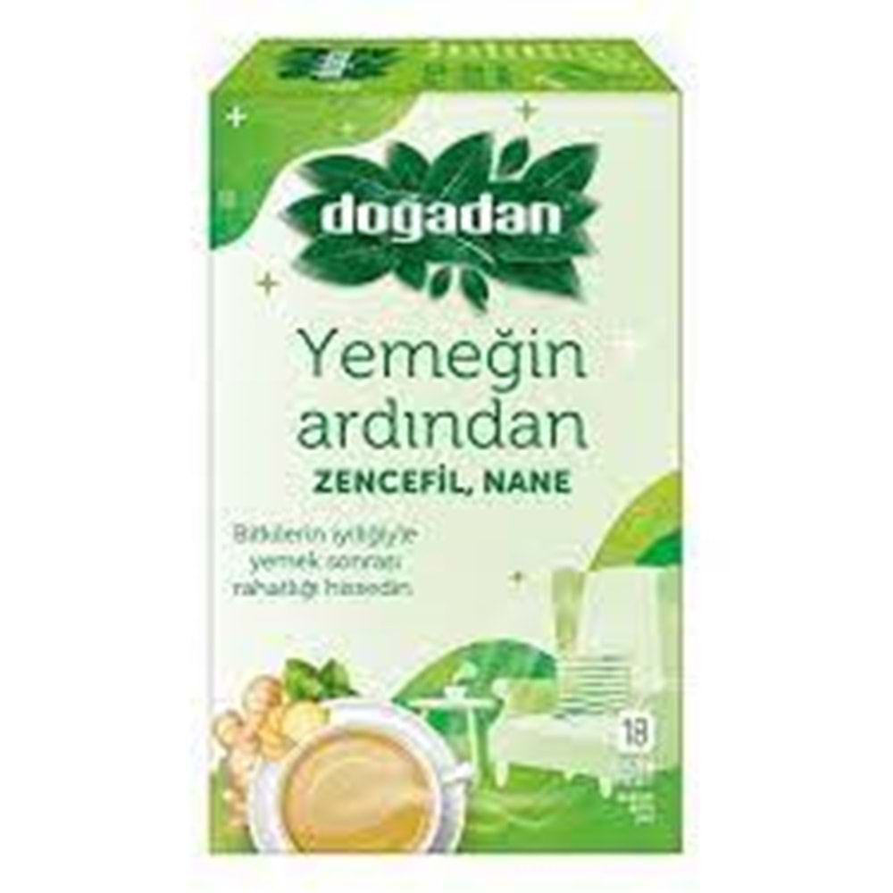 DOĞADAN BİTKİ ÇAYI 18 Lİ ZENCEFİL NANE