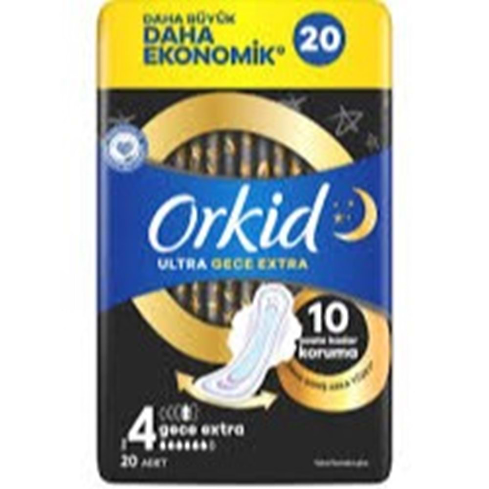 ORKİD KADIN PEDİ 20 ADET 4 GECE EXTRA