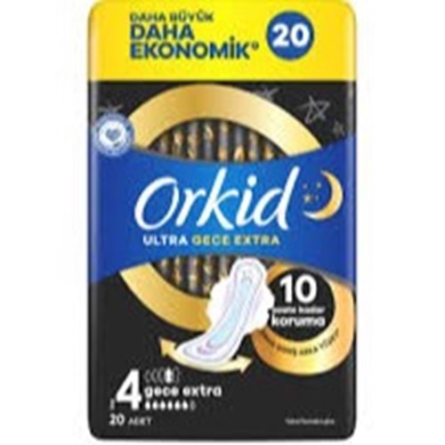 ORKİD KADIN PEDİ 20 ADET 4 GECE EXTRA