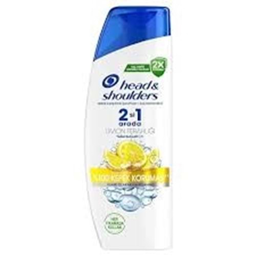 H&S ŞAMPUAN+SAÇ BAKIM KREMİ 330 ML LİMON FERAHLIĞI