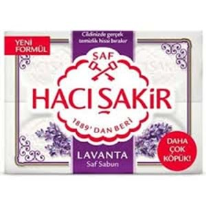 HACI SAKIR BANYO SABUNU 600 GR LAVANTA