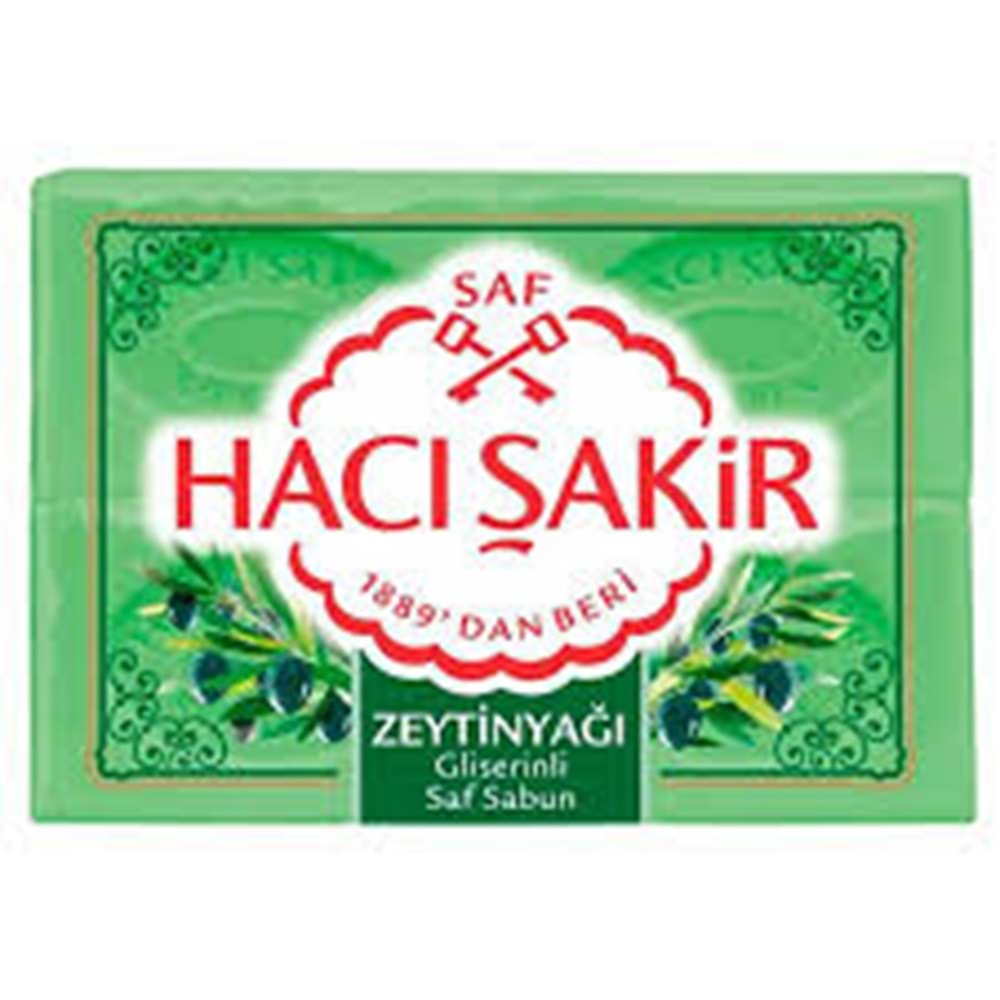 HACI SAKIR BANYO SABUNU 500 GR GLIS.ZEYTIN YAGLI