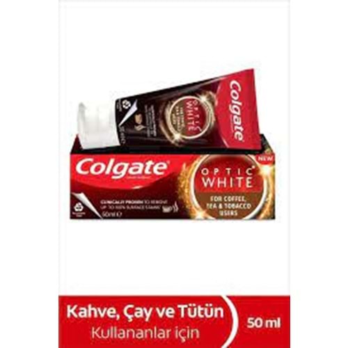 COLGATE DİŞ MACUNU 50 ML OPTİC WHITE FOR COFFEE