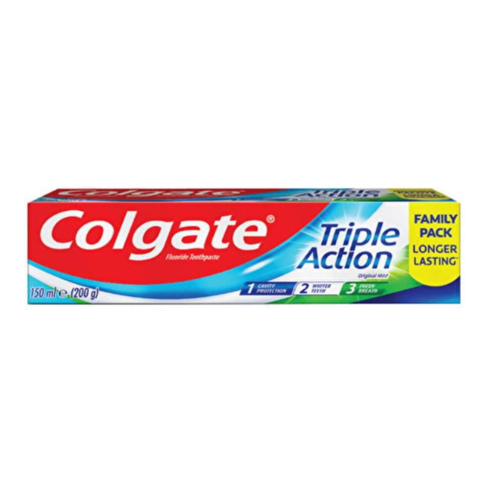 COLGATE DİŞ MACUNU 150 ML TRİPLE ACTİON