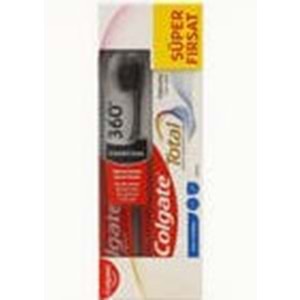 COLGATE TOTAL+OPTIC WHITE 2Lİ DİŞ MACUNU 50X2 ML