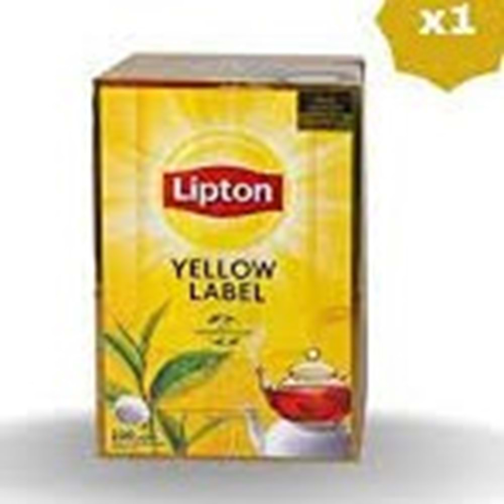 LİPTON YELLQW LABEL DEMLİK POŞET ÇAY 100'LÜ