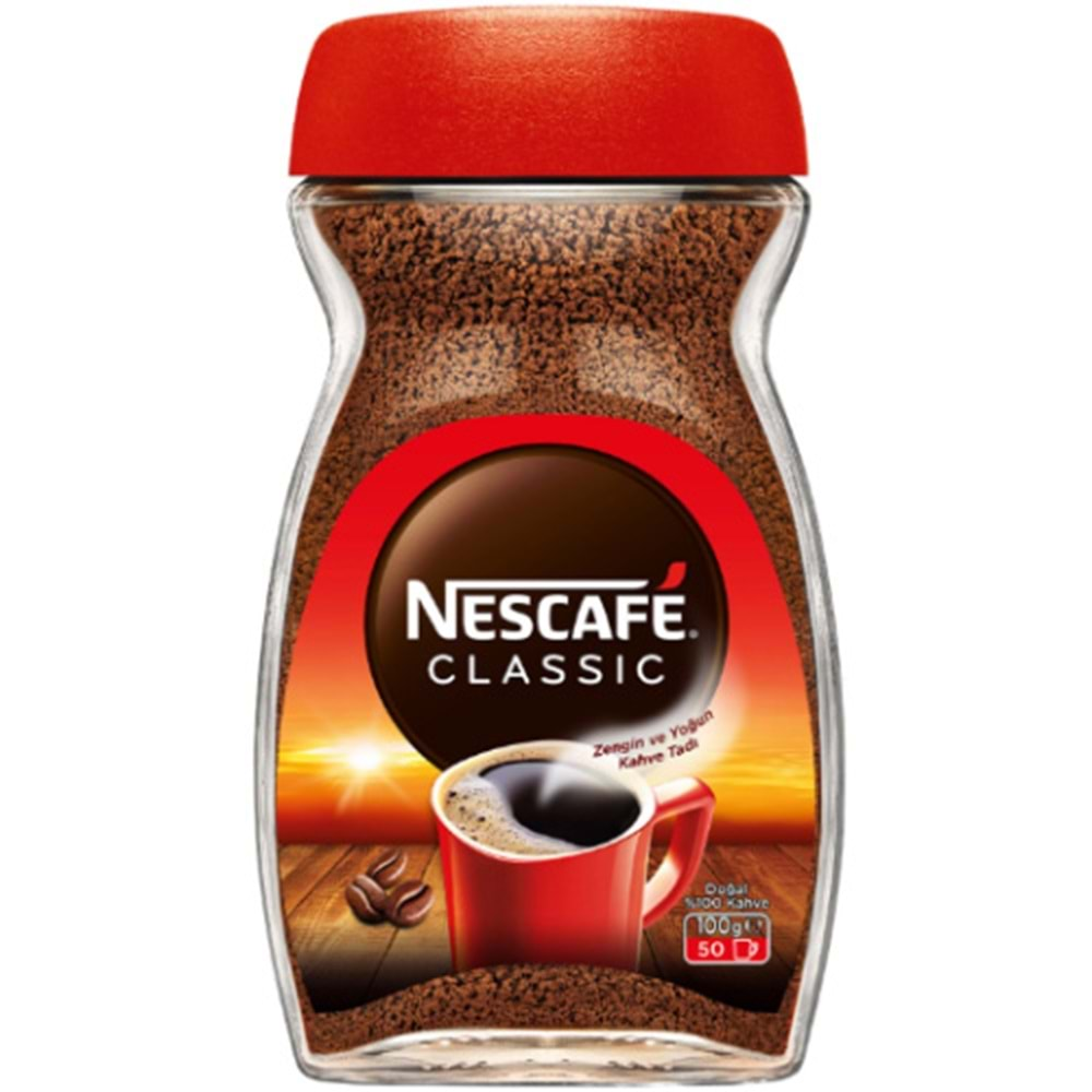 NESCAFE CLASSIC KAVANOZ 100 GR